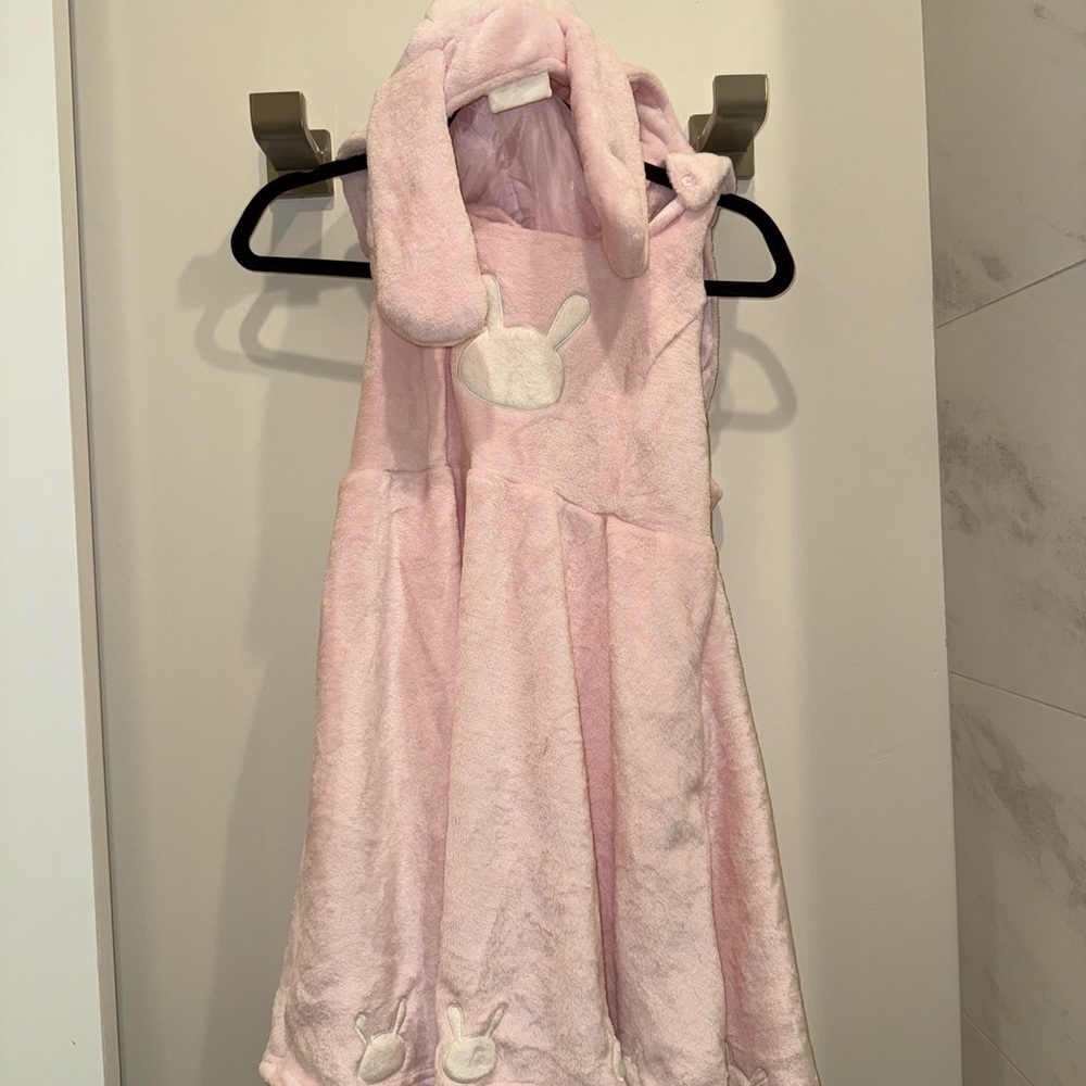 NWT To Alice Rabbit Hood Dress // Pink